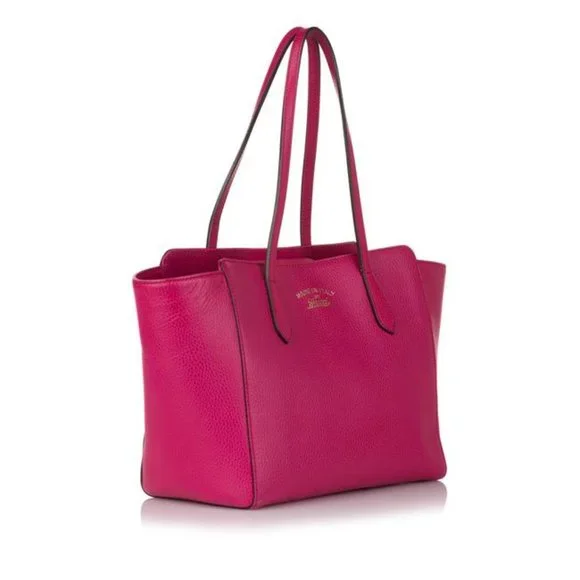 Gucci Swing Bag W Pink Calf Leather